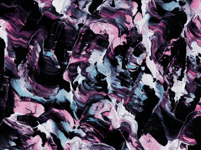 Abstract image of light patterns representing rhythmic breathing.